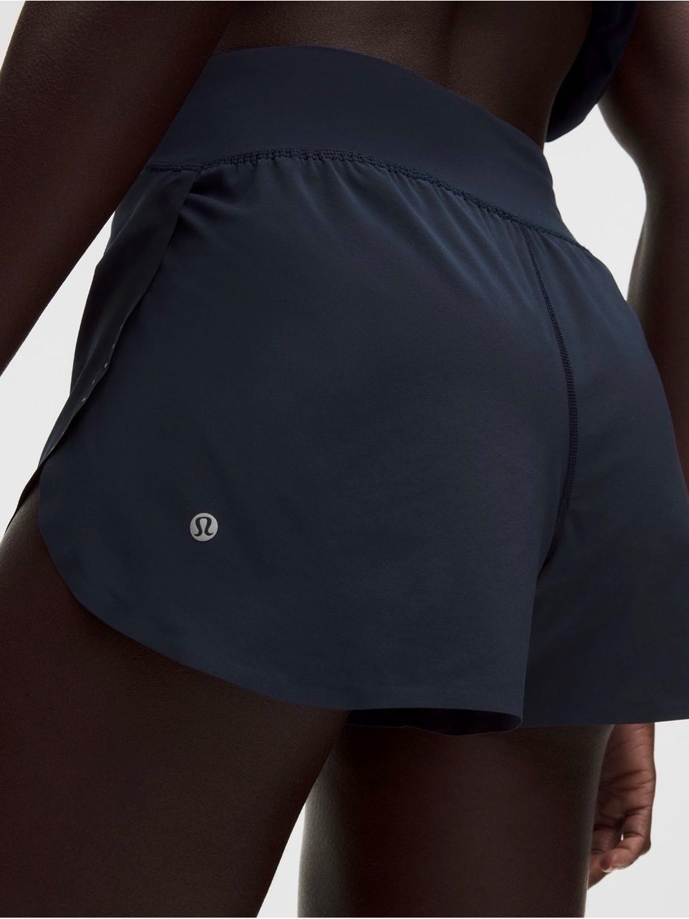 Lululemon Fast and Free High-Rise Classic-Fit Split Short 3" True Navy